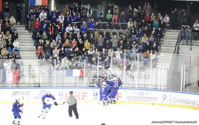 Photo hockey match France - Slovakia le 25/04/2022