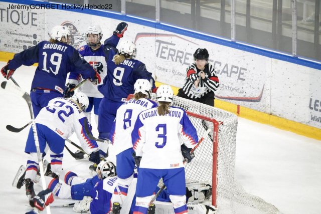 Photo hockey match France - Slovakia le 25/04/2022