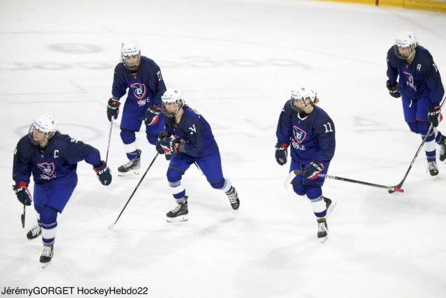 Photo hockey match France - Slovakia le 25/04/2022