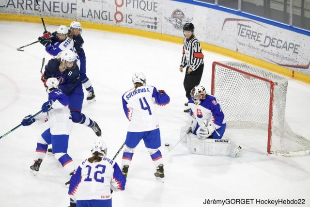 Photo hockey match France - Slovakia le 25/04/2022