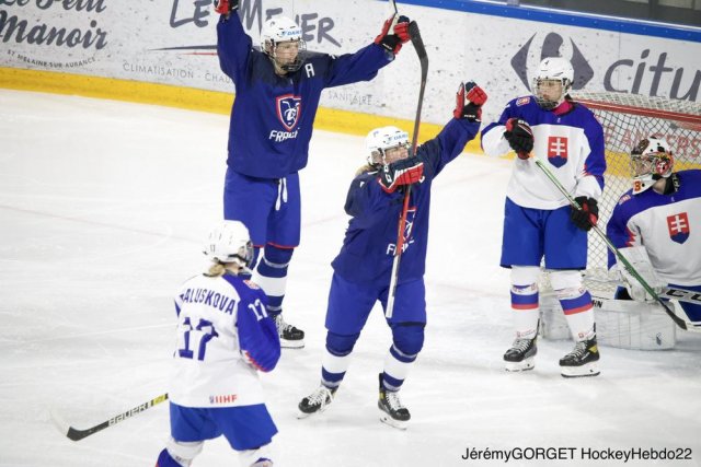 Photo hockey match France - Slovakia le 25/04/2022