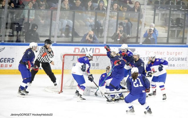 Photo hockey match France - Slovakia le 25/04/2022