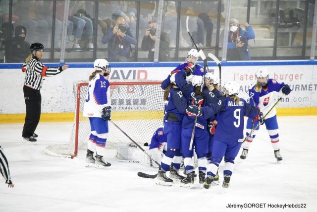 Photo hockey match France - Slovakia le 25/04/2022