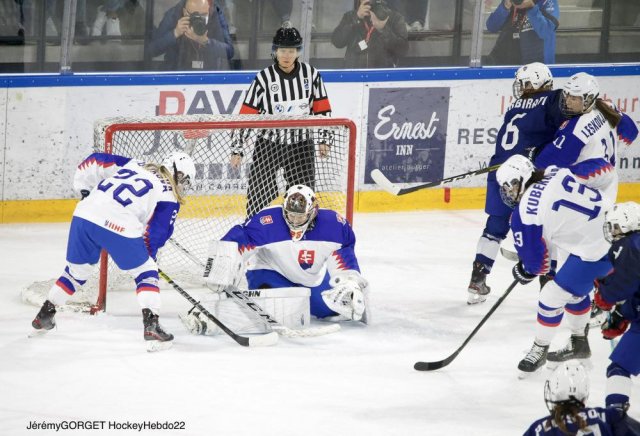 Photo hockey match France - Slovakia le 25/04/2022
