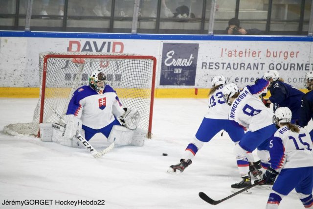 Photo hockey match France - Slovakia le 25/04/2022