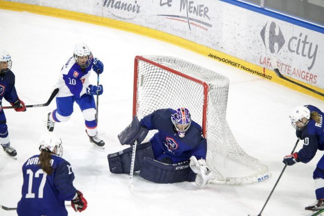 Photo hockey match France - Slovakia le 25/04/2022