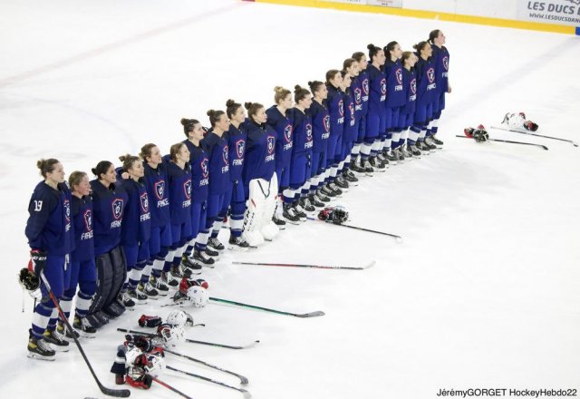 Photo hockey match France - Slovakia le 25/04/2022