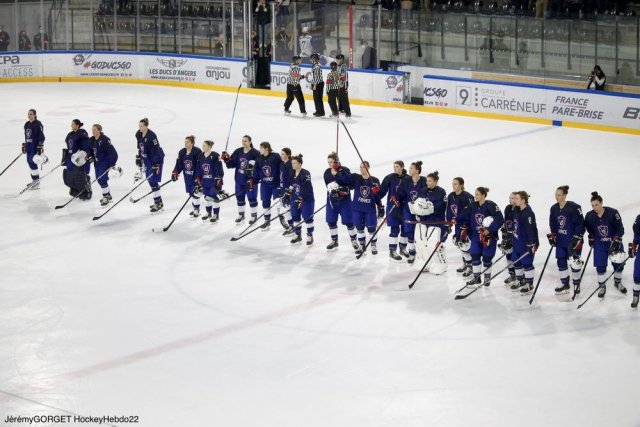 Photo hockey match France - Slovakia le 25/04/2022