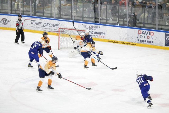 Photo hockey match France - Netherlands le 27/04/2022