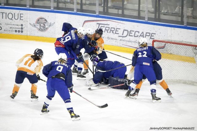 Photo hockey match France - Netherlands le 27/04/2022
