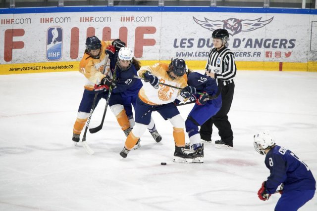 Photo hockey match France - Netherlands le 27/04/2022
