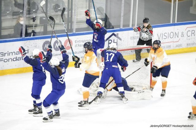 Photo hockey match France - Netherlands le 27/04/2022