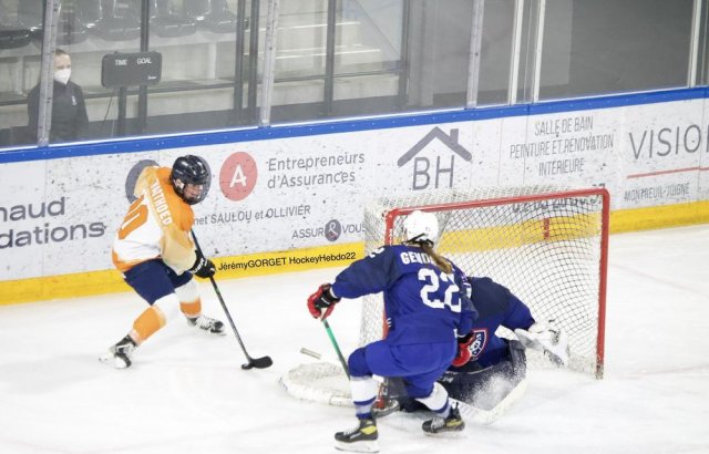 Photo hockey match France - Netherlands le 27/04/2022