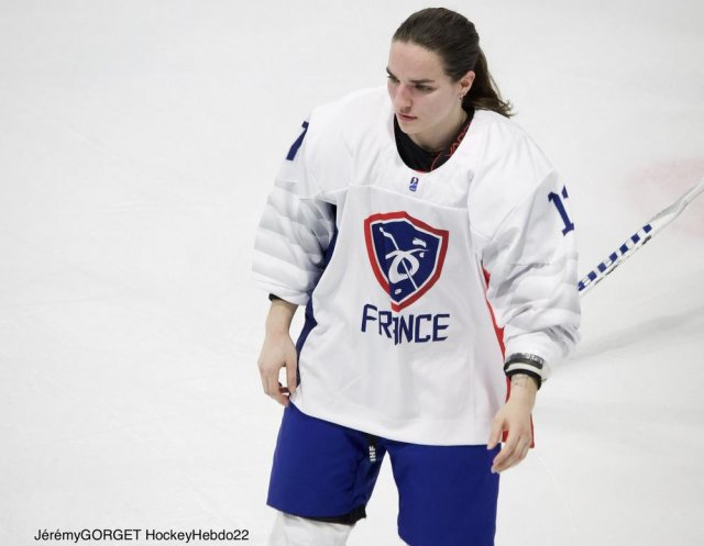 Photo hockey match Austria - France le 28/04/2022