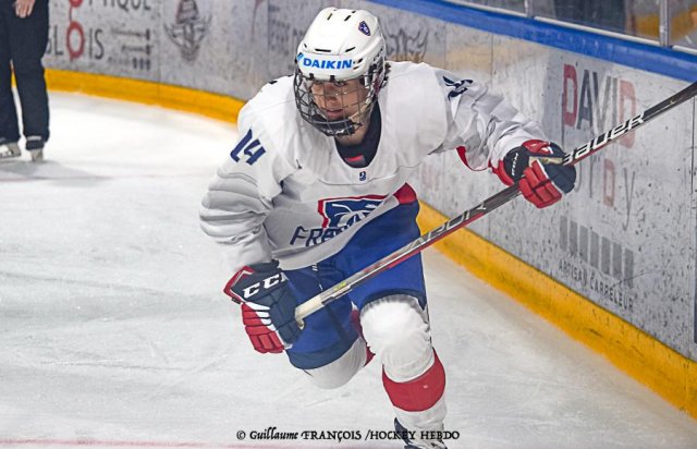 Photo hockey match Austria - France le 28/04/2022