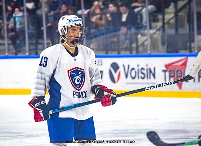 Photo hockey match Austria - France le 28/04/2022