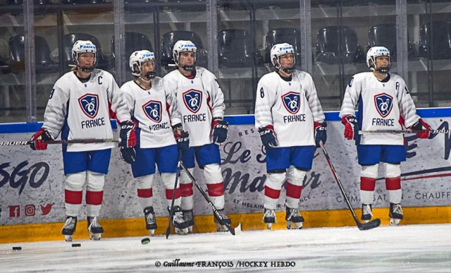 Photo hockey match Austria - France le 28/04/2022