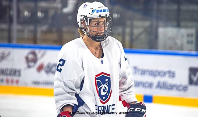 Photo hockey match Austria - France le 28/04/2022