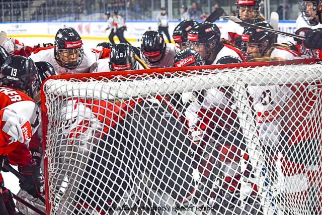 Photo hockey match Austria - Slovakia le 30/04/2022