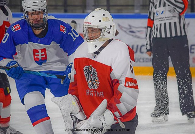 Photo hockey match Austria - Slovakia le 30/04/2022