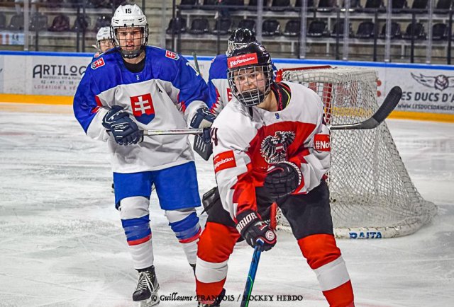 Photo hockey match Austria - Slovakia le 30/04/2022