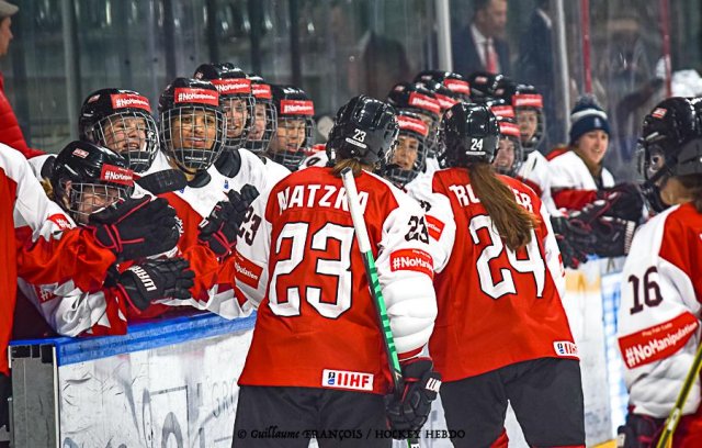 Photo hockey match Austria - Slovakia le 30/04/2022