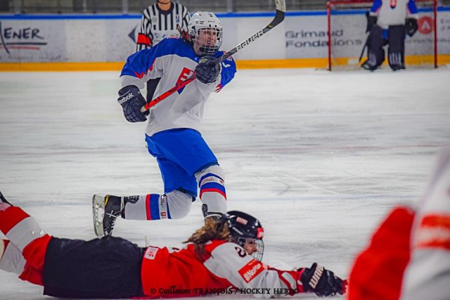 Photo hockey match Austria - Slovakia le 30/04/2022