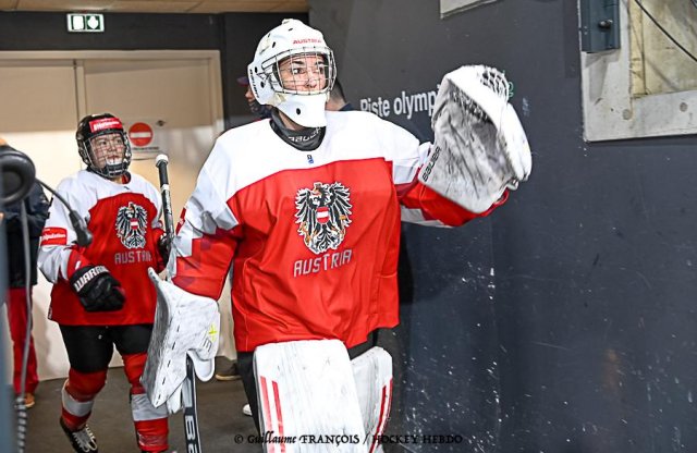 Photo hockey match Austria - Slovakia le 30/04/2022