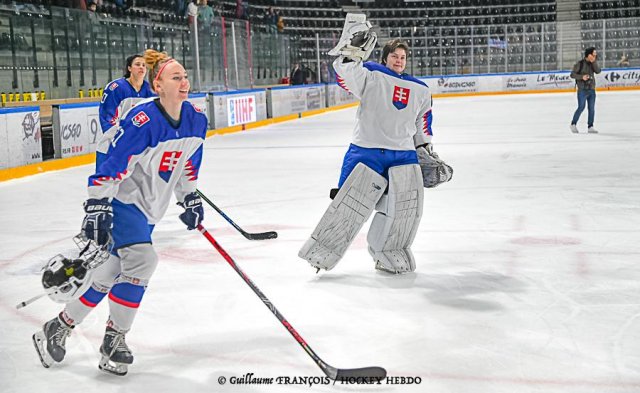 Photo hockey match Austria - Slovakia le 30/04/2022
