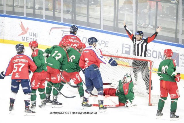 Photo hockey match Angers  - Cergy-Pontoise le 30/08/2022