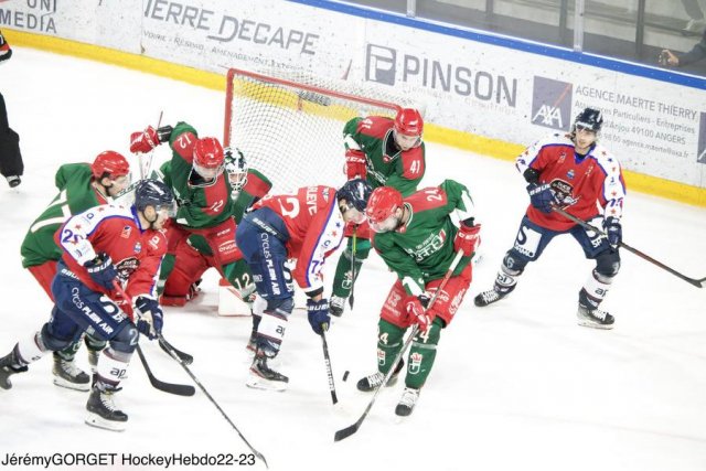 Photo hockey match Angers  - Cergy-Pontoise le 30/08/2022