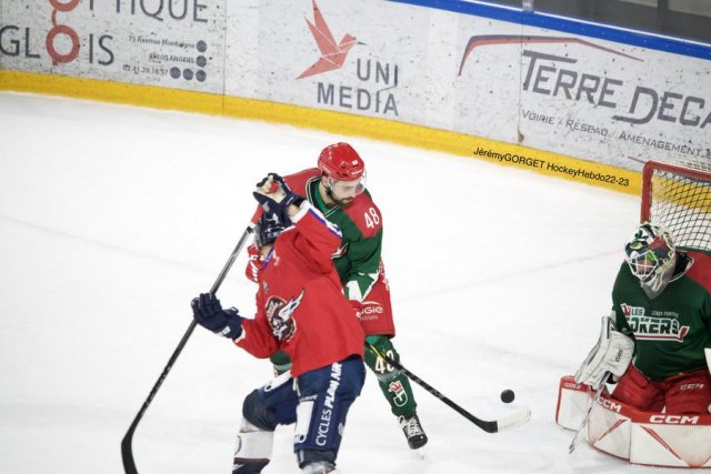 Photo hockey match Angers  - Cergy-Pontoise le 30/08/2022