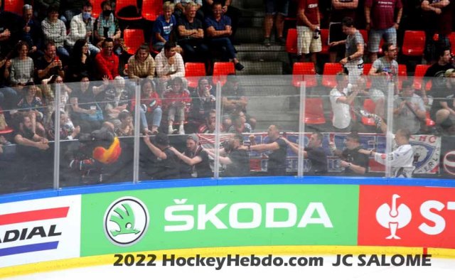 Photo hockey reportage CHL : Berlin plein gaz !