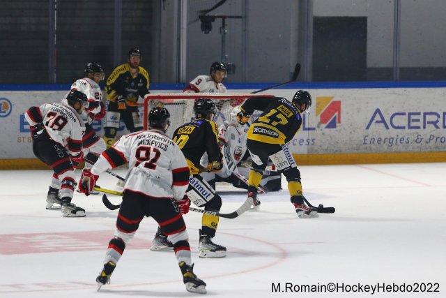 Photo hockey match Rouen - Nice le 09/09/2022