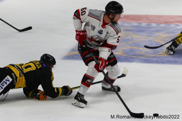 Photo hockey match Rouen - Nice le 09/09/2022