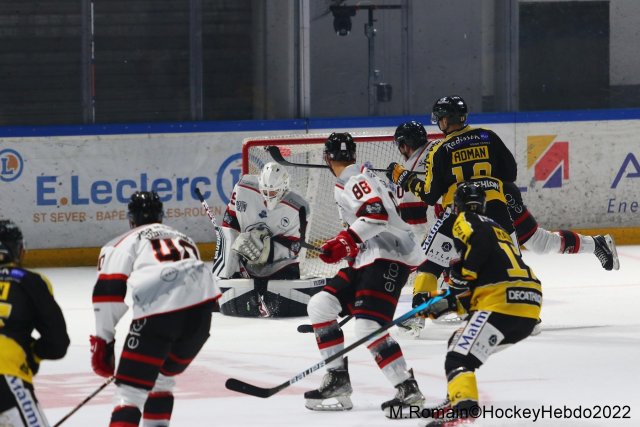 Photo hockey match Rouen - Nice le 09/09/2022