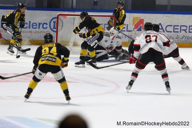 Photo hockey match Rouen - Nice le 09/09/2022