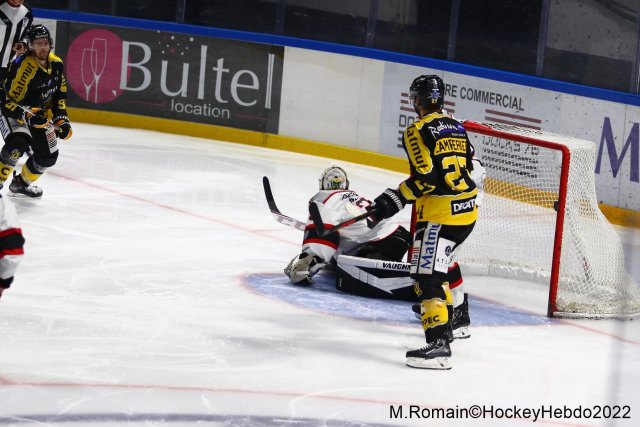 Photo hockey match Rouen - Nice le 09/09/2022