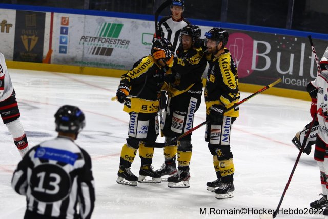 Photo hockey match Rouen - Nice le 09/09/2022
