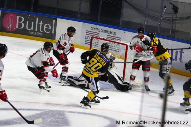 Photo hockey match Rouen - Nice le 09/09/2022
