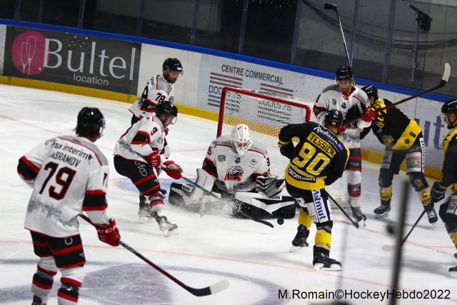 Photo hockey match Rouen - Nice le 09/09/2022