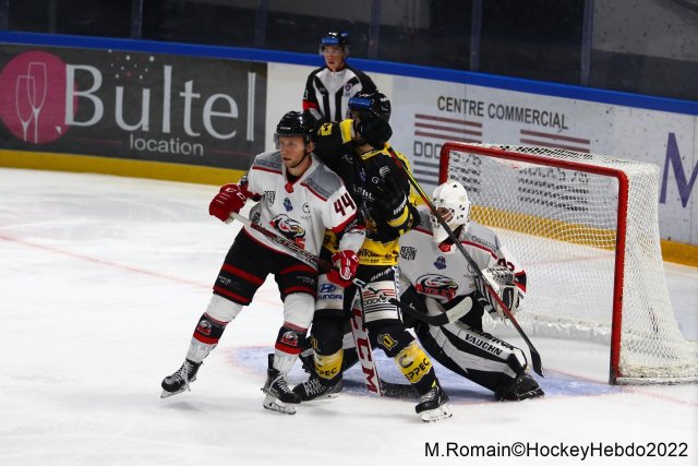 Photo hockey match Rouen - Nice le 09/09/2022