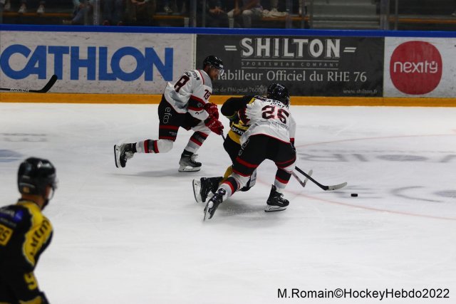 Photo hockey match Rouen - Nice le 09/09/2022