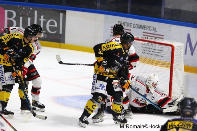 Photo hockey match Rouen - Nice le 09/09/2022