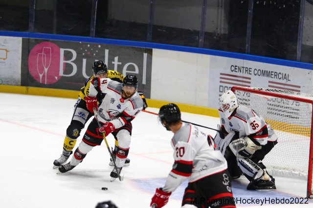 Photo hockey match Rouen - Nice le 09/09/2022
