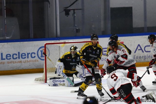 Photo hockey match Rouen - Nice le 09/09/2022