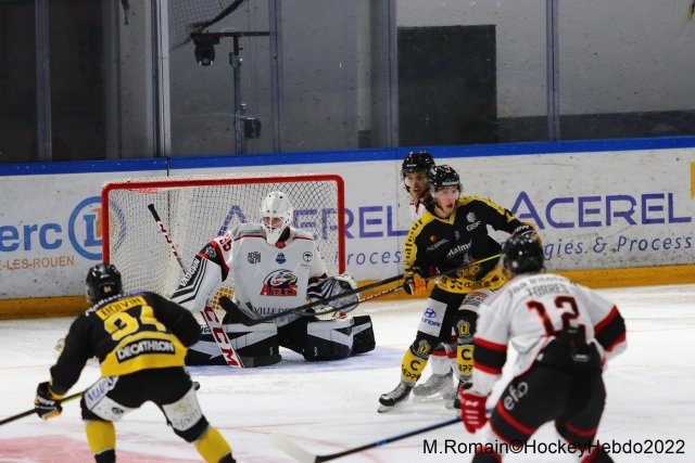 Photo hockey match Rouen - Nice le 09/09/2022