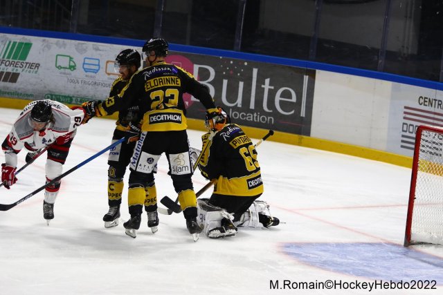 Photo hockey match Rouen - Nice le 09/09/2022