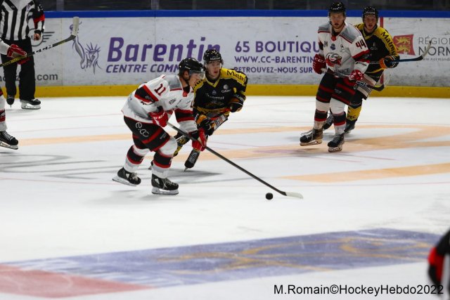 Photo hockey match Rouen - Nice le 09/09/2022