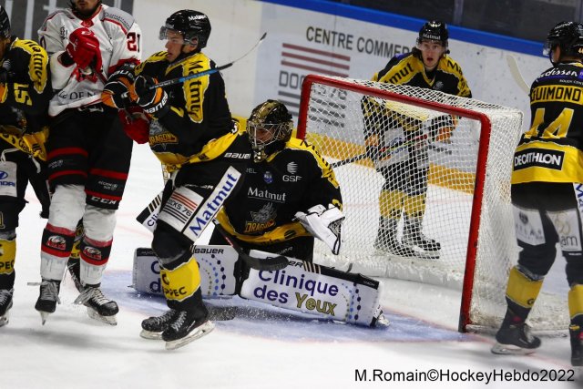 Photo hockey match Rouen - Nice le 09/09/2022